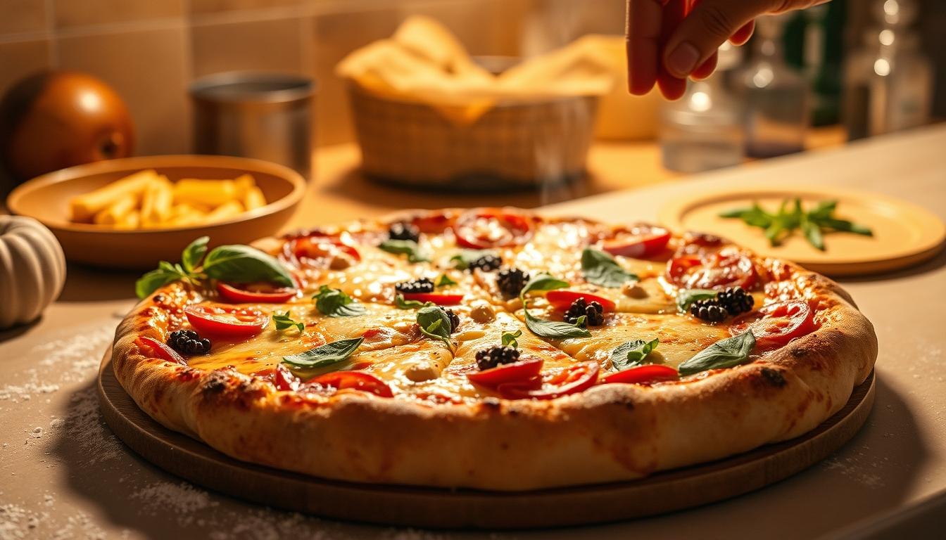 Seasonal meal prepared in a home kitchen
