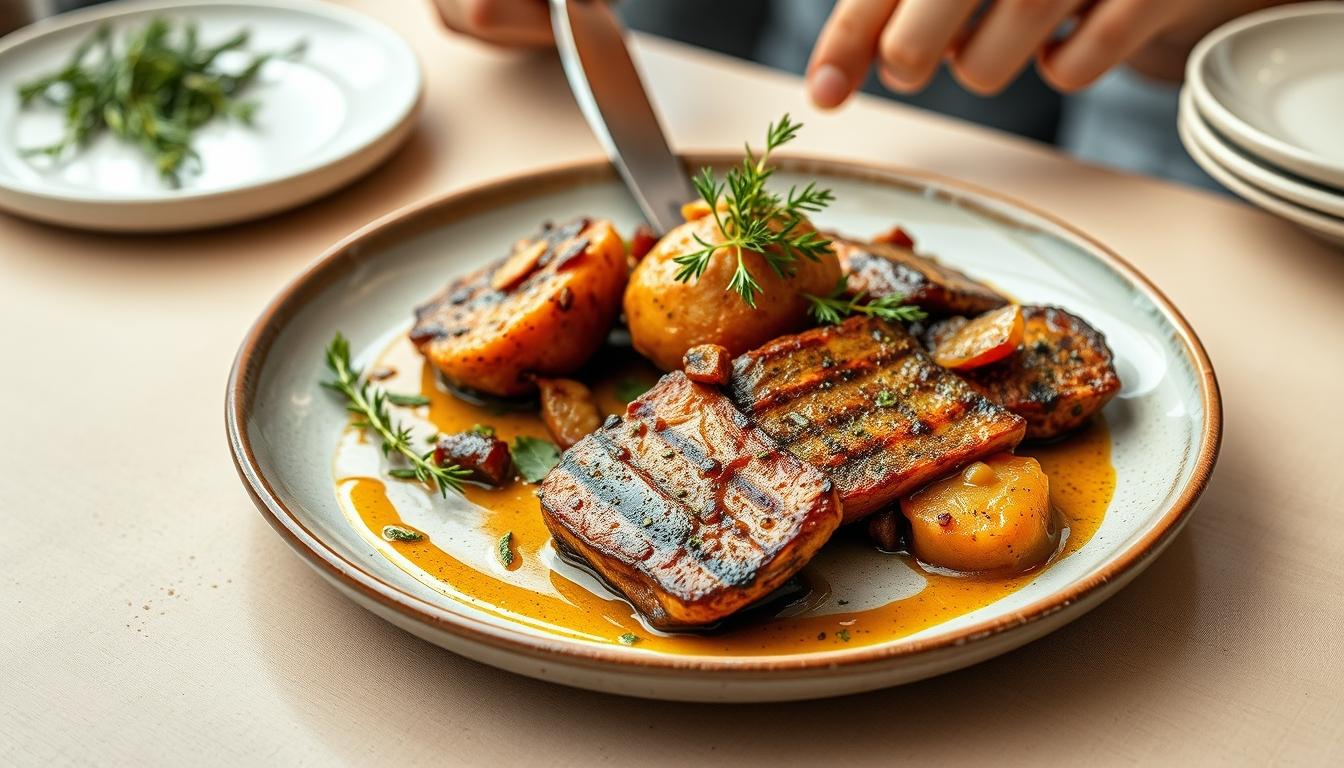 Fresh seasonal ingredients arranged for home cooking